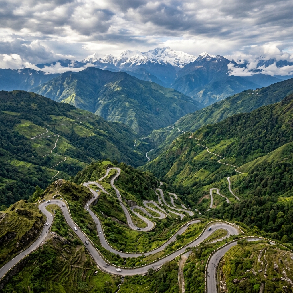 Travel scenery from Zuluk & East Sikkim